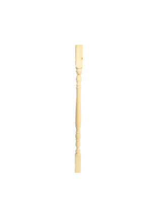 Borovi fenyő esztergált köztes korlát oszlop 90 cm x 4,4 cm x 4,4 cm